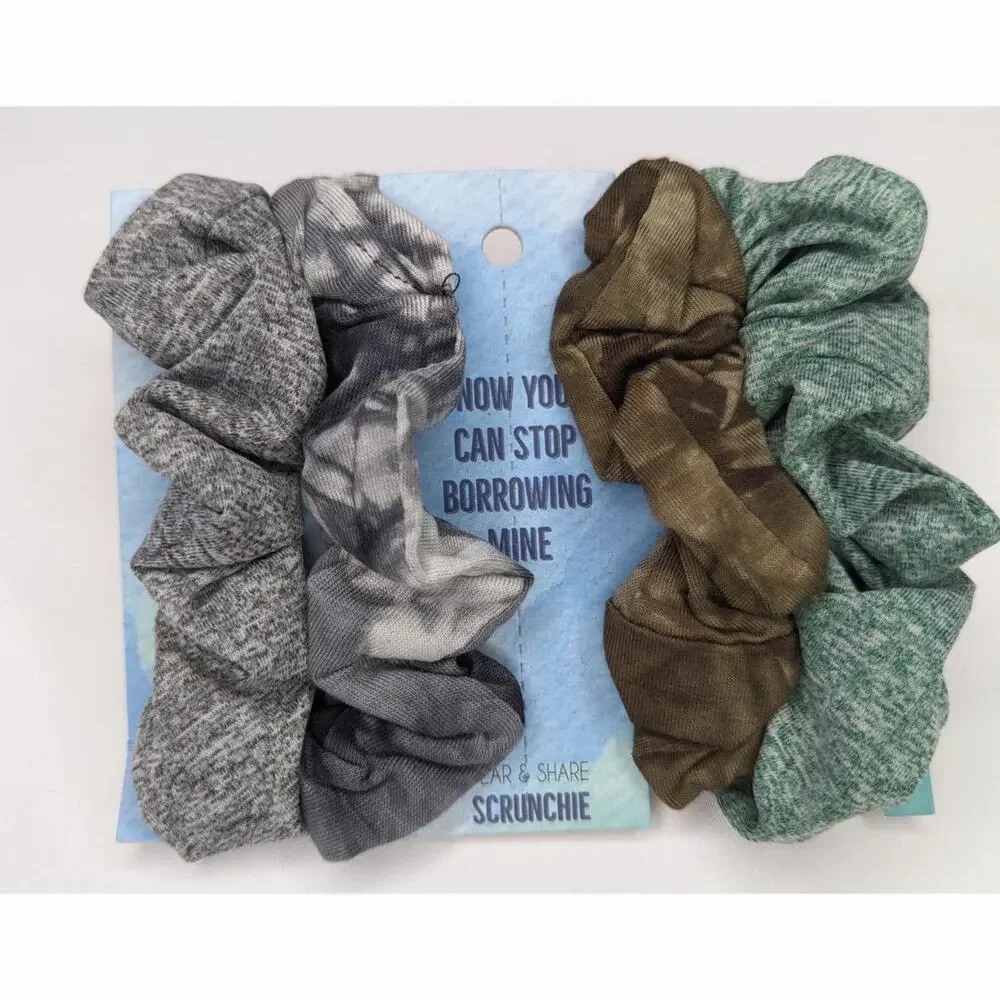 Tear and Share Friendship Hair Scrunchie Set